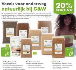 Gezond & Wel Bio Psyllium vezels aanbieding
