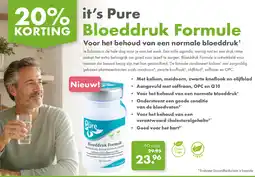 Gezond & Wel it's Pure Bloeddruk Formule aanbieding