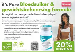 Gezond & Wel it's Pure Bloedsuiker & gewichtsbeheersing formule aanbieding