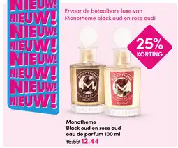 DA Monotheme Black oud en rose oud eau de parfum aanbieding