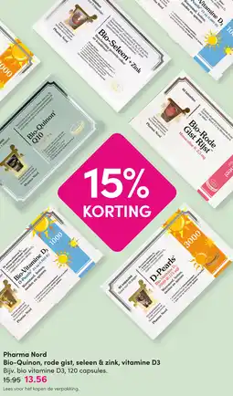 DA Pharma Nord Bio-Quinon, rode gist, seleen & zink, vitamine D3 aanbieding