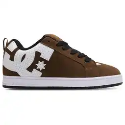 Foot Locker DC Shoes Court Graffik Sneakers Heren - Bruin - Maat 41 - Suède aanbieding