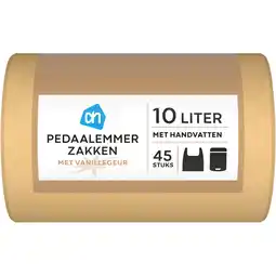 Albert Heijn AH Pedaalemmerzakken vanillegeur 10 liter aanbieding