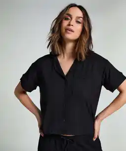 Hunkemoller Hunkemöller Jacket Jersey Essential Zwart aanbieding
