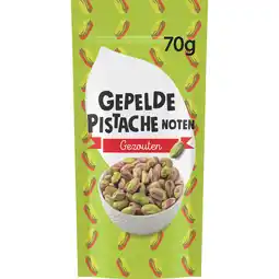 Jumbo Jumbo Gepelde Pistachenoten Gezouten 70 g aanbieding