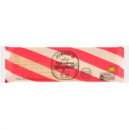 Jumbo Jumbo's Biologisch Half Volkoren Spaghetti 500 g aanbieding