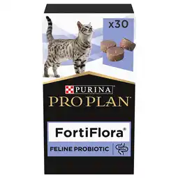 Zooplus 2x15g Fortiflora Probiotic Kauwblokjes Purina Pro Plan Kattensnacks aanbieding
