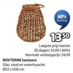 Jysk ROVTERNE lantaarn aanbieding