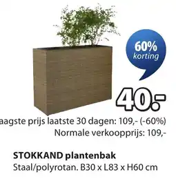 Jysk STOKKAND plantenbak aanbieding