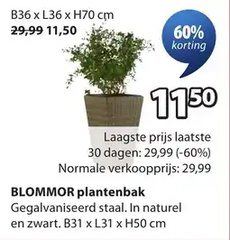 Jysk BLOMMOR plantenbak aanbieding