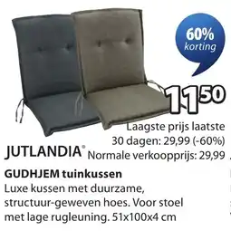 Jysk JUTLANDIA GUDHJEM tuinkussen aanbieding