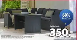 Jysk AGERMOSE loungeset aanbieding