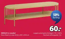 Jysk SNESLEV tv-meubel aanbieding