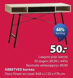 Jysk ABBETVED bureau aanbieding