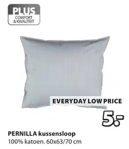 Jysk PLUS PERNILLA kussensloop aanbieding