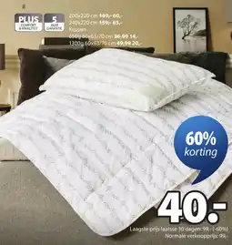 Jysk Plus comfort & kwaliteit aanbieding