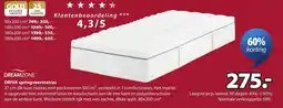 Jysk Dreamzone Driva springveermatras aanbieding