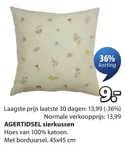Jysk AGERTIDSEL sierkussen aanbieding
