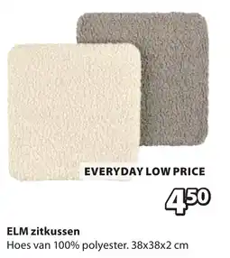 Jysk ELM zitkussen aanbieding