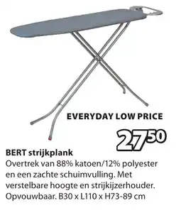 Jysk BERT strijkplank aanbieding