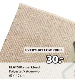 Jysk Flatsiv vloerkleed aanbieding