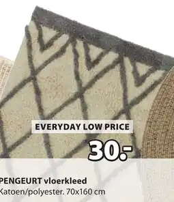 Jysk Pengeurt vloerkleed aanbieding