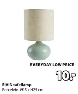 Jysk EIVIN tafellamp aanbieding