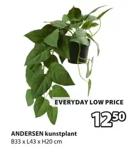 Jysk ANDERSEN kunstplant aanbieding