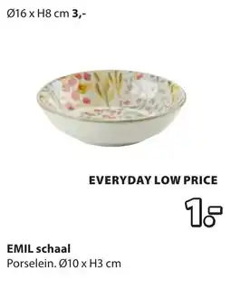 Jysk Emil schaal aanbieding