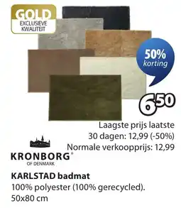 Jysk Kronborg Karlstad badmat aanbieding