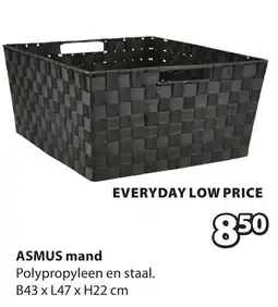 Jysk ASMUS mand aanbieding