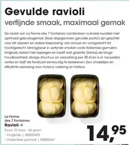 HANOS La Ferme des 7 Fontaines Ravioli aanbieding