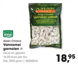 HANOS Asian Choice Vannamei garnalen aanbieding