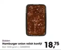 HANOS Didden hamburger onion relish konfijt aanbieding