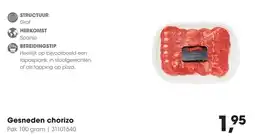 HANOS Gesneden chorizo aanbieding