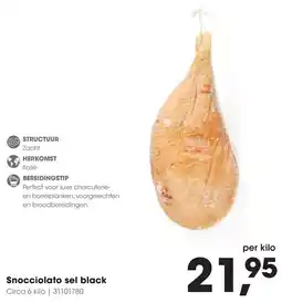 HANOS Snocciolato sel black aanbieding
