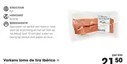HANOS Gala Iberia Varkens lomo de tira Ibérico aanbieding