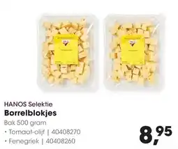 HANOS HANOS Borrelblokjes aanbieding
