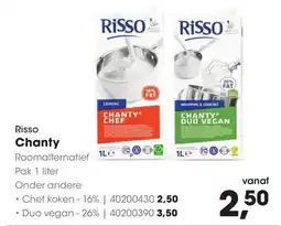 HANOS Risso chanty aanbieding