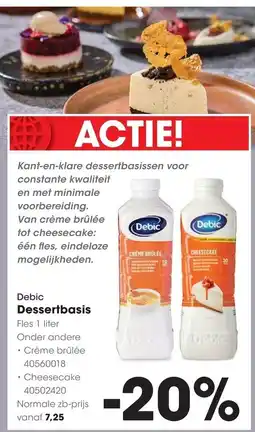 HANOS Debic Dessertbasis aanbieding