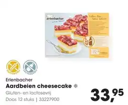 HANOS Erlenbacher Aardbeien cheesecake aanbieding