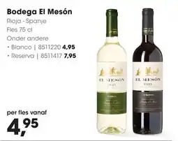 HANOS Bodega el mesón aanbieding