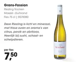 HANOS Grans-Fassian Riesling Trocken aanbieding