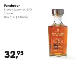 HANOS Fundador Brandy Supremo 12YO aanbieding