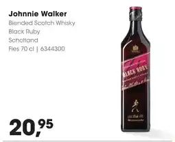 HANOS Johnnie Walker Black Ruby aanbieding