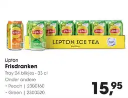 HANOS Lipton Frisdranken aanbieding