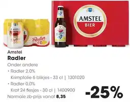 HANOS Amstel radler aanbieding