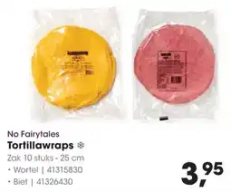 HANOS No Fairytales Tortillawraps aanbieding