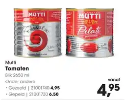 HANOS Mutti Tomaten aanbieding