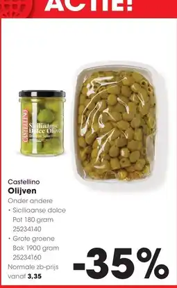 HANOS Castellino olijven aanbieding